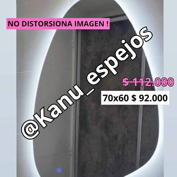 Espejo Led Sistema Touch