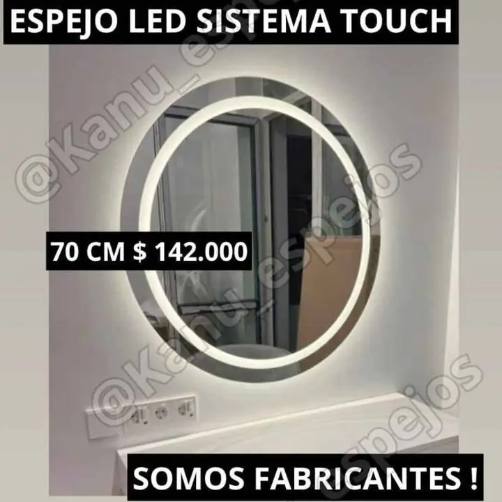 Espejo Touch Circular