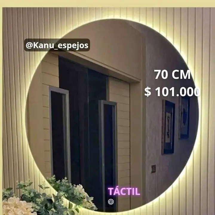 Espejo Circ. Touch Simple