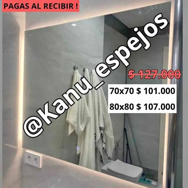 Espejo Cuadrado Led PROMOO