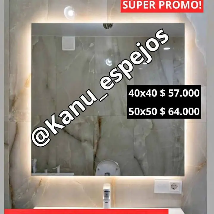 Espejo Cuadrado Led PROMOO