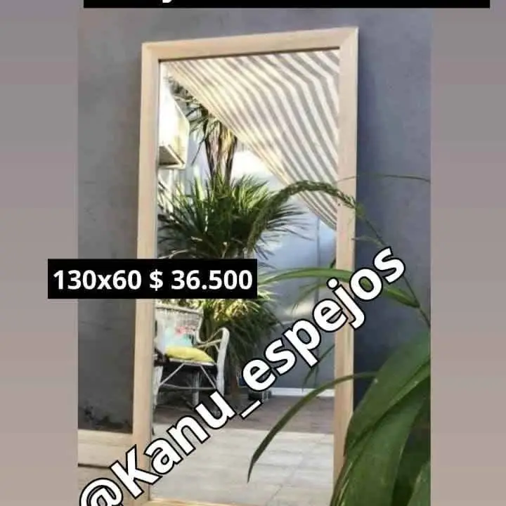 Espejo Álamo Natural