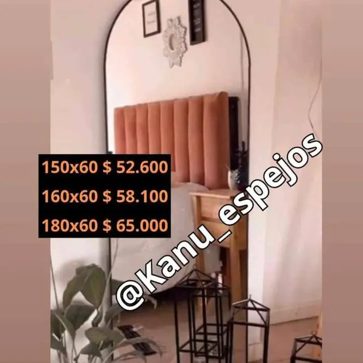 Espejo Arco Borde PVC