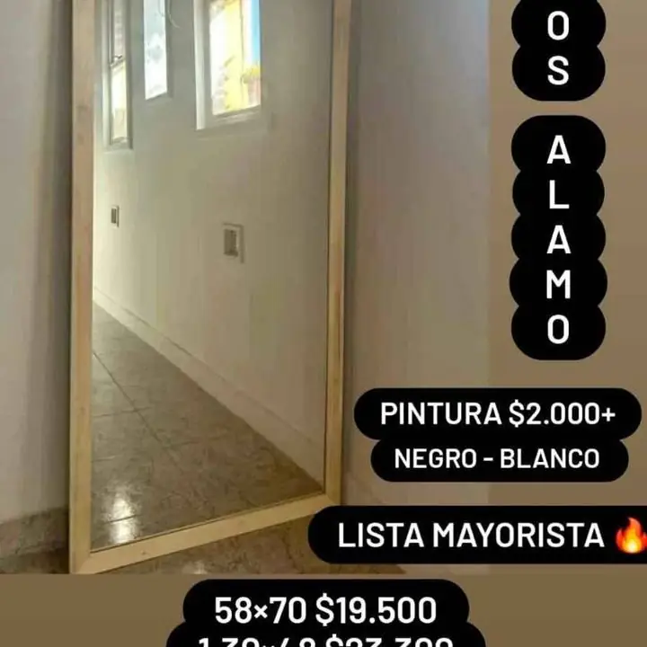 Espejos Álamo × Mayor