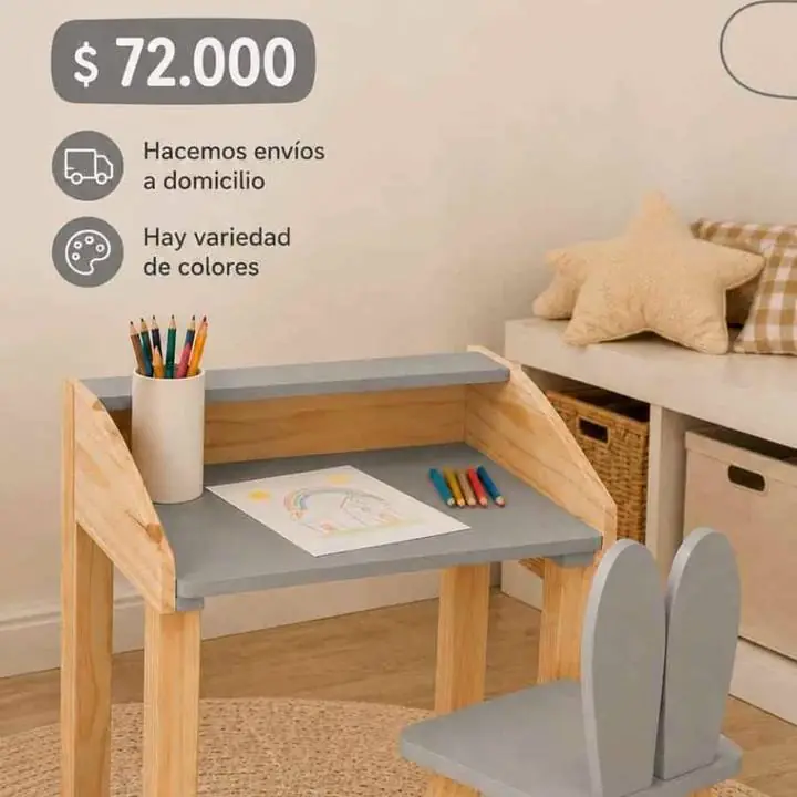 Escritorio Infantil con su Sillita