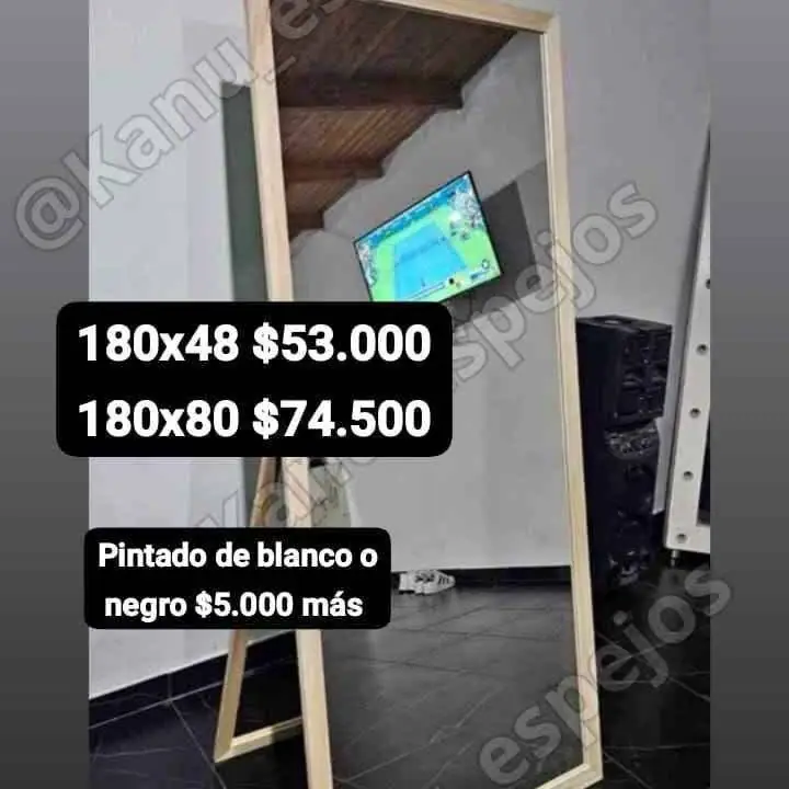 Espejo Álamo con Pie