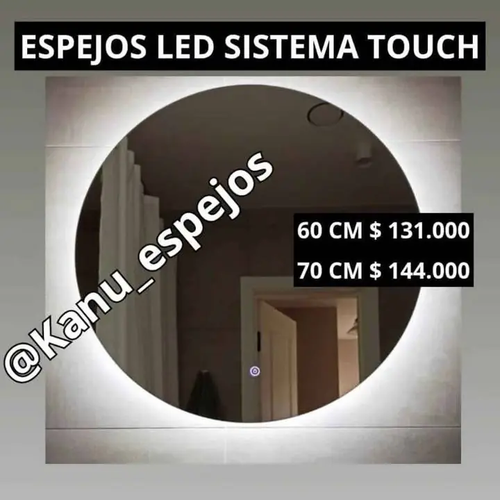 Espejo Circular Touch