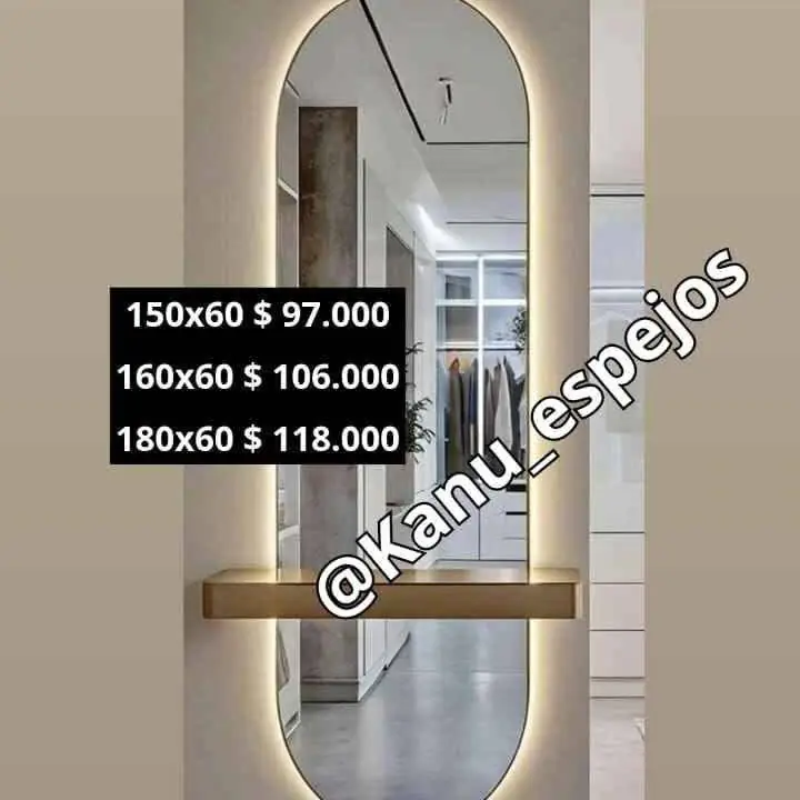 Espejo Píldora Led