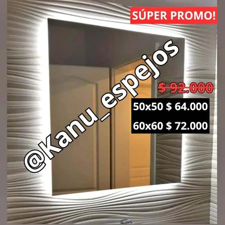 Espejo Cuadrado PROMOO Led