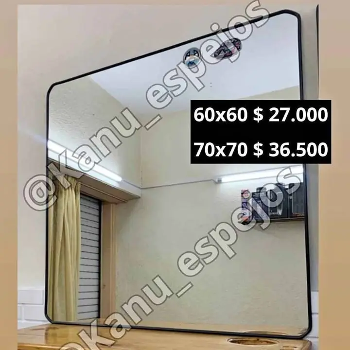 Espejo Cuadrado Ideal para baños