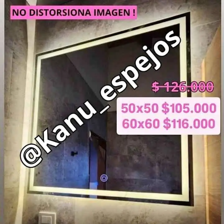 Espejo Sistema Touch super promoo