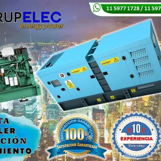 Grupo Electrógeno 6.5 kva trifasico CABINADO