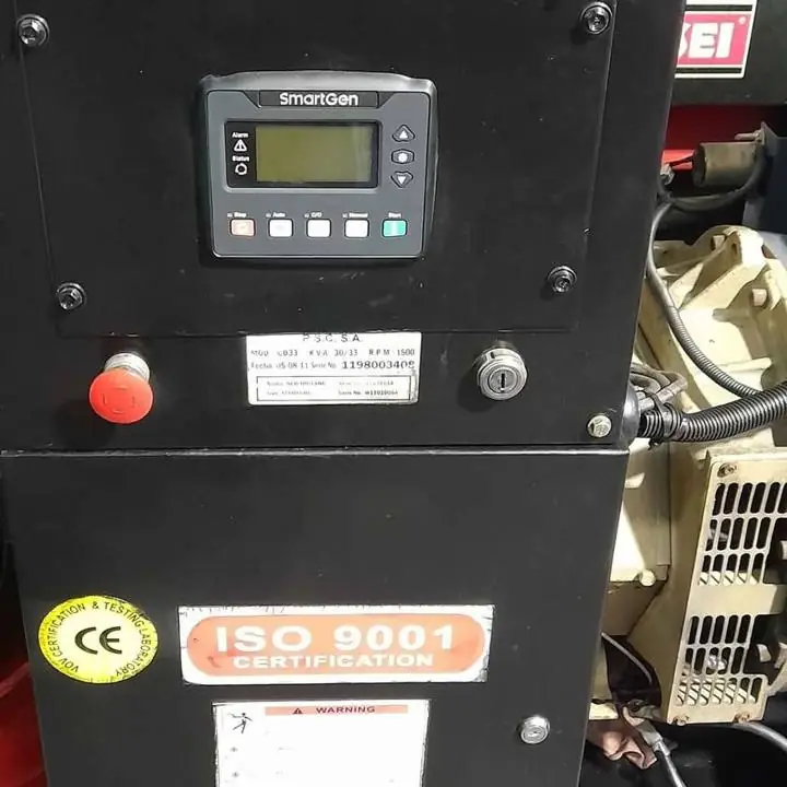 Grupo electrógeno 30 kva trifasico diésel, con vegia (protección de temperatura, agua, aceite)