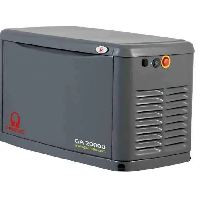Grupo electrógeno pramac a gas GA20000. 17 kva trifasico