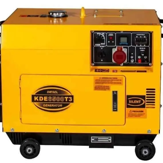 GRUPO electrógeno 6 Kva kipor DIÉSEL cabinado trifasico 380 /220 v
