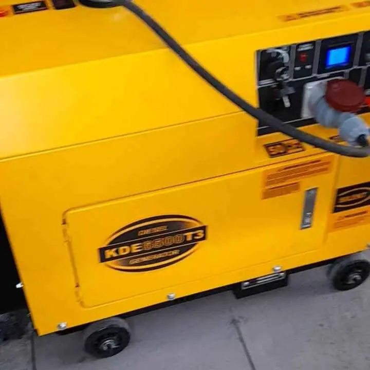 Grupo electrógeno 6.5 kva trifasico diésel cabinado