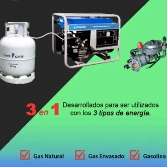 Grupo Electrógeno 5500 wats logus 3en1