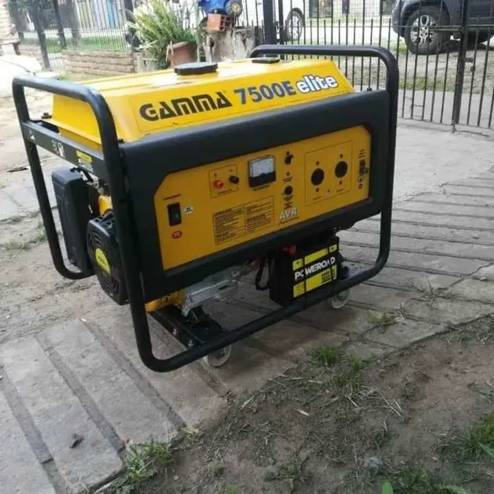 Grupo Electrógeno 7500 Gamma gas envasado y, nafta