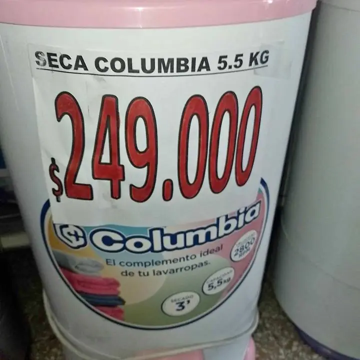 Secarropas COLUMBIA 5.5 KGS # envios inmediatos