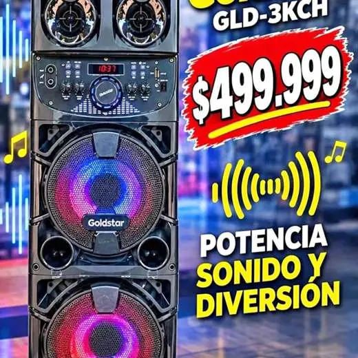 Sistena de audio goldstar # potencia sonido y diversion