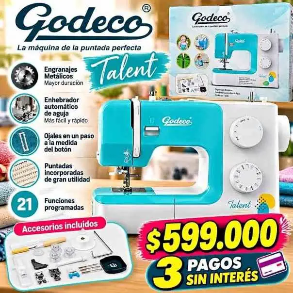 Máquina de coser # godeco talent # oferta octubre