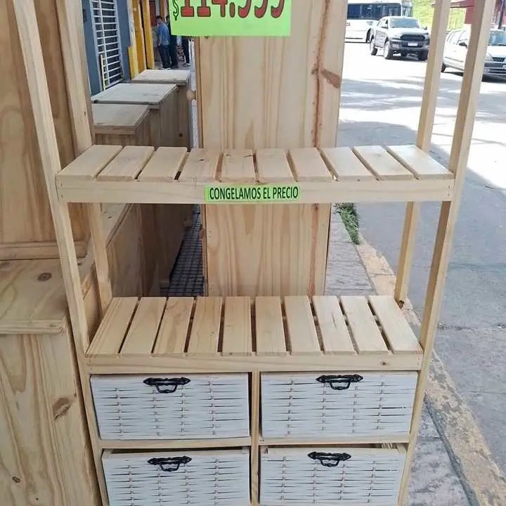 Mueble organizador # pino