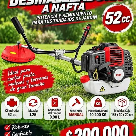 Desmalezadora 52 CC oferta unica semanal!