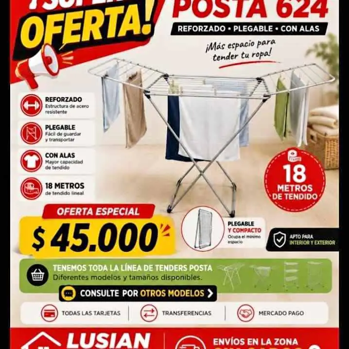 Tender reforzado # Hace tu Pedido Ahora! WHATSAPP