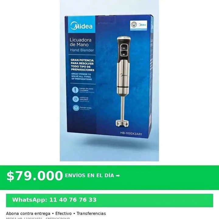 Licuadora de mano # midea