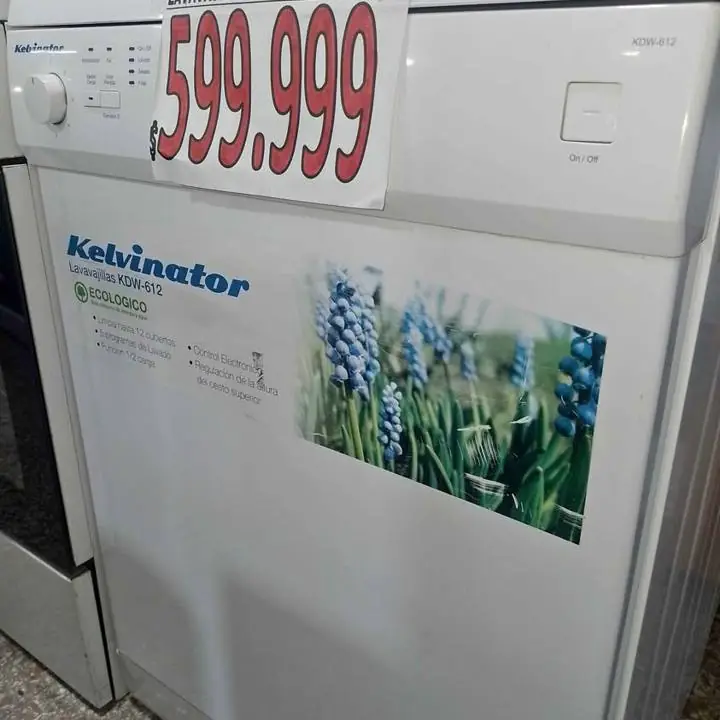 Lavavajillas 12 cubiertos # kelvinator ecologico KDW612