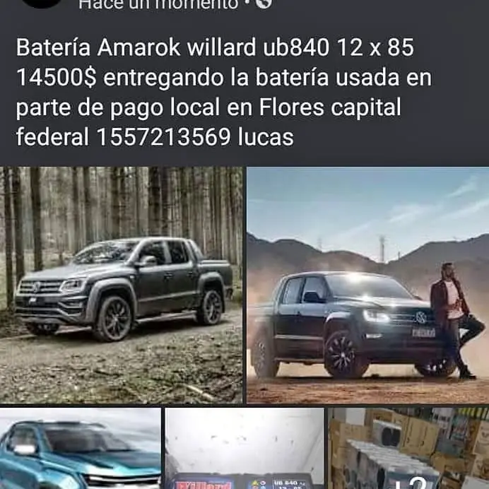 Batería Willard moura 12 x 85 $180.000 envío y colocación sin cargo local en flores capital federal