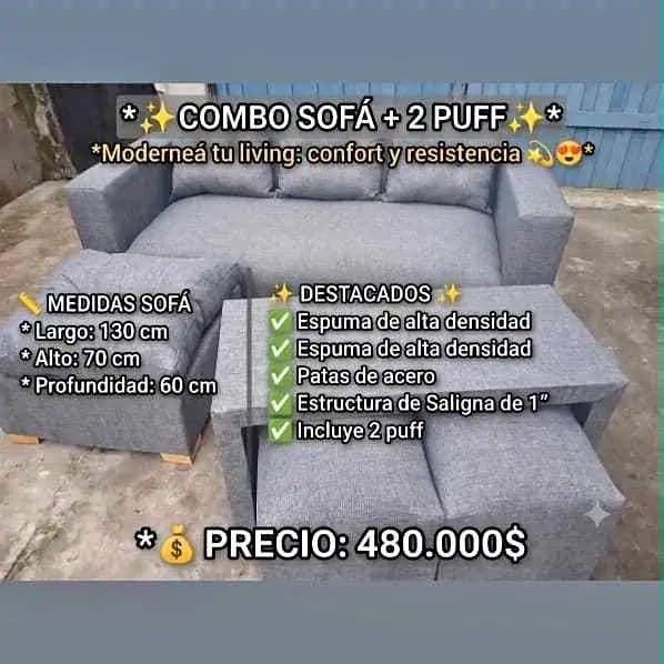 Renová tu living con estilo, comodidad y calidad