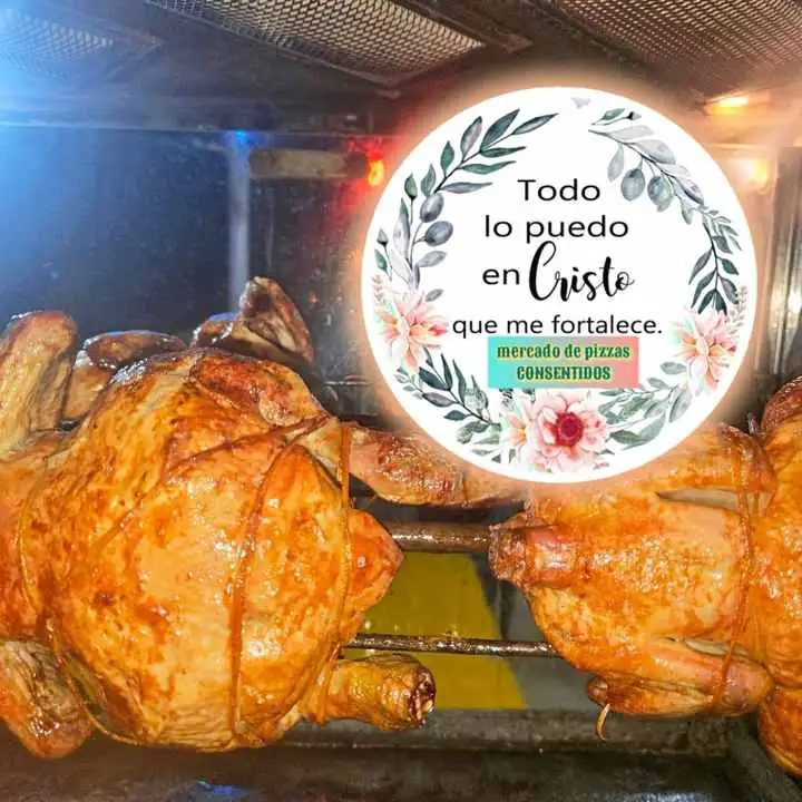 CONSENTIDOS Donde el sabor llega a tu casa. pollo al spiedo ................. $22.000$