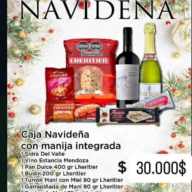 Se viene la navidad y llegaron las cajas navideñas