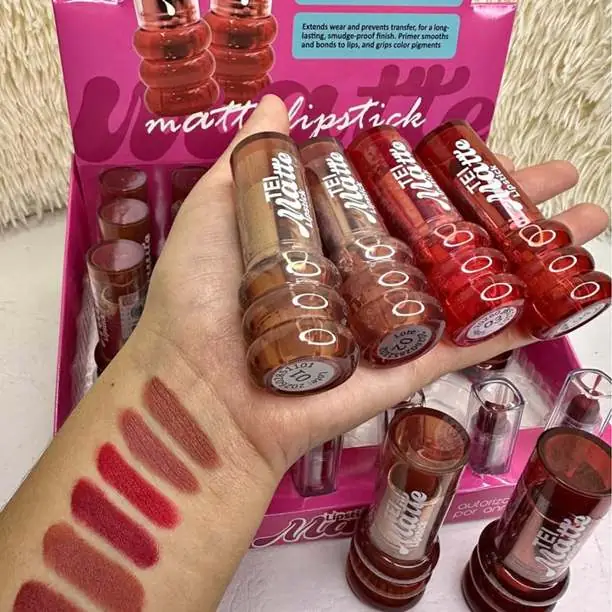 Labiales en barra matte Tei (marca aprobada)