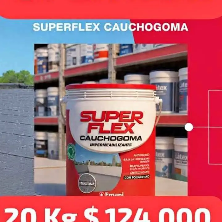 Membrana con caucho