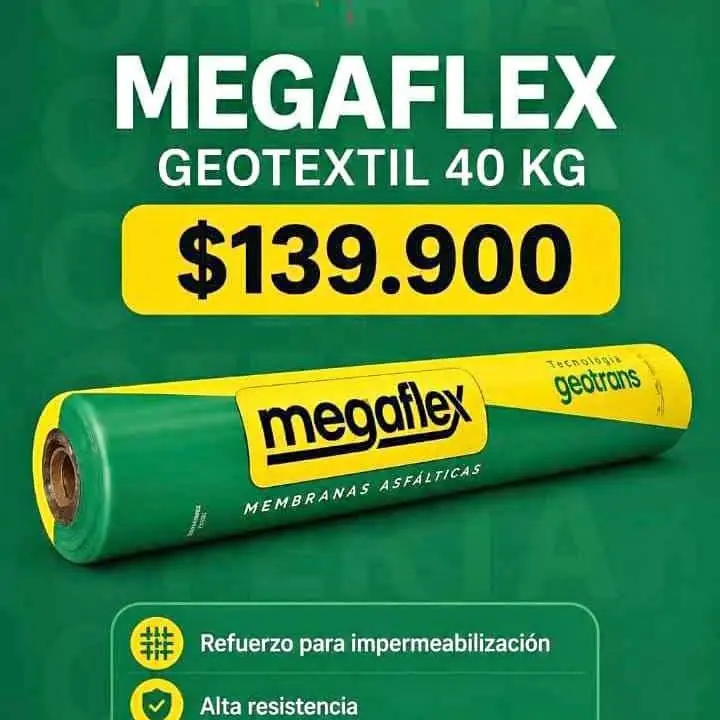 Membrana en rollos geotextil