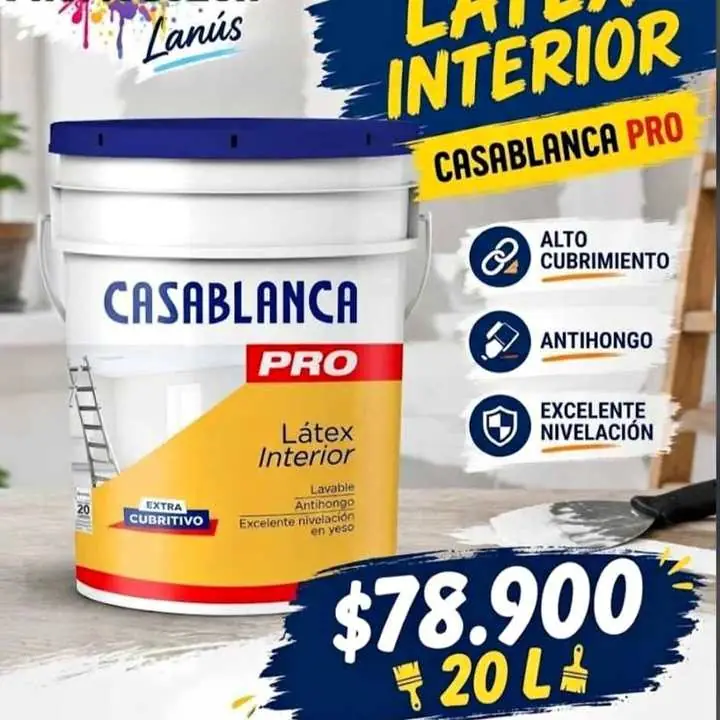 Látex Casablanca interior de 20 litros