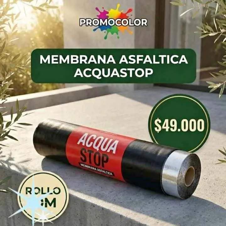 Membrana en rollos Acqua stop de 35kg