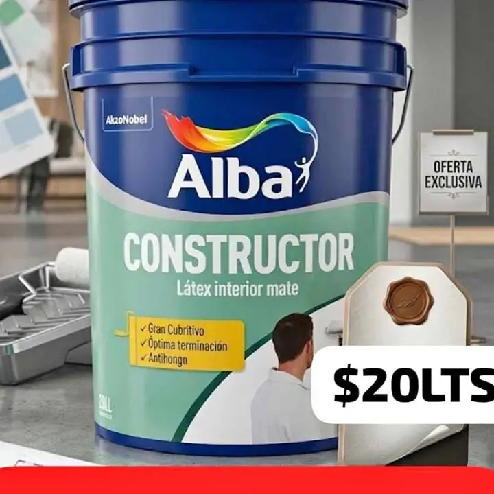 Alba constructor de 20 litros blanco