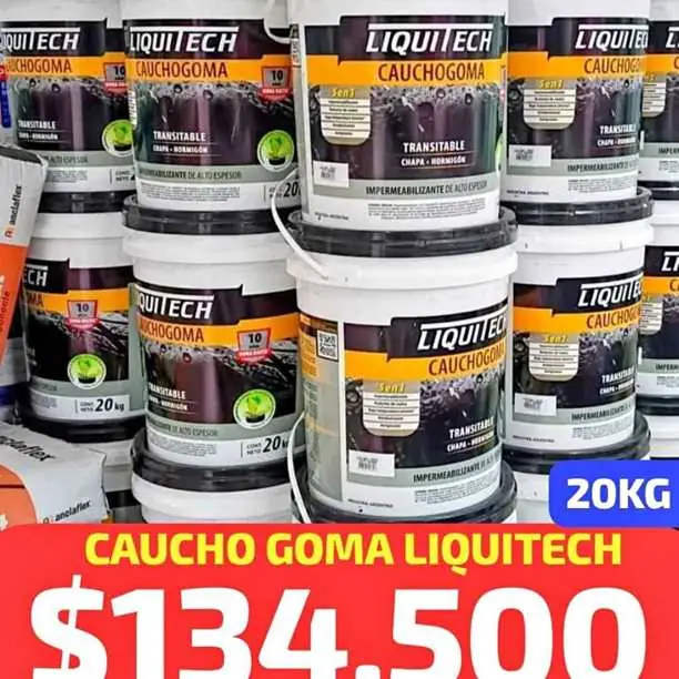 Membrana liquitech con caucho de 20 gris