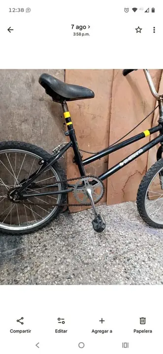 Bicicleta rodado 20 BMX