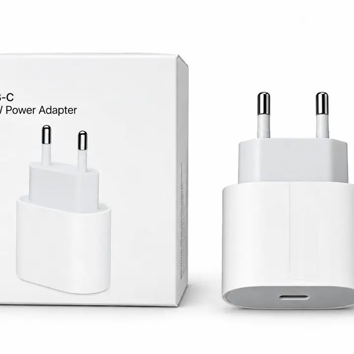 Cargador USB-C 20W Compatible para iPhone — Nuevo en caja