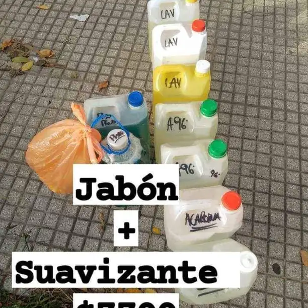 Combo jabón y suavizante reparto en CABA