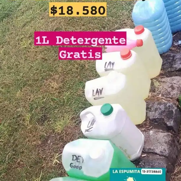 Jabón ropa hidrogel activo reparto en CABA