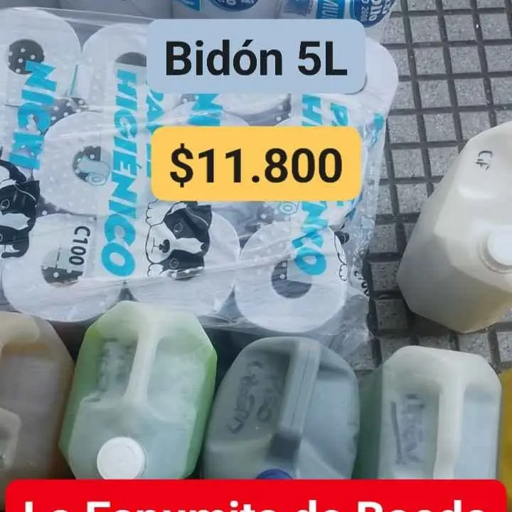 Destapacañerias bidon 5 litros reparto en CABA