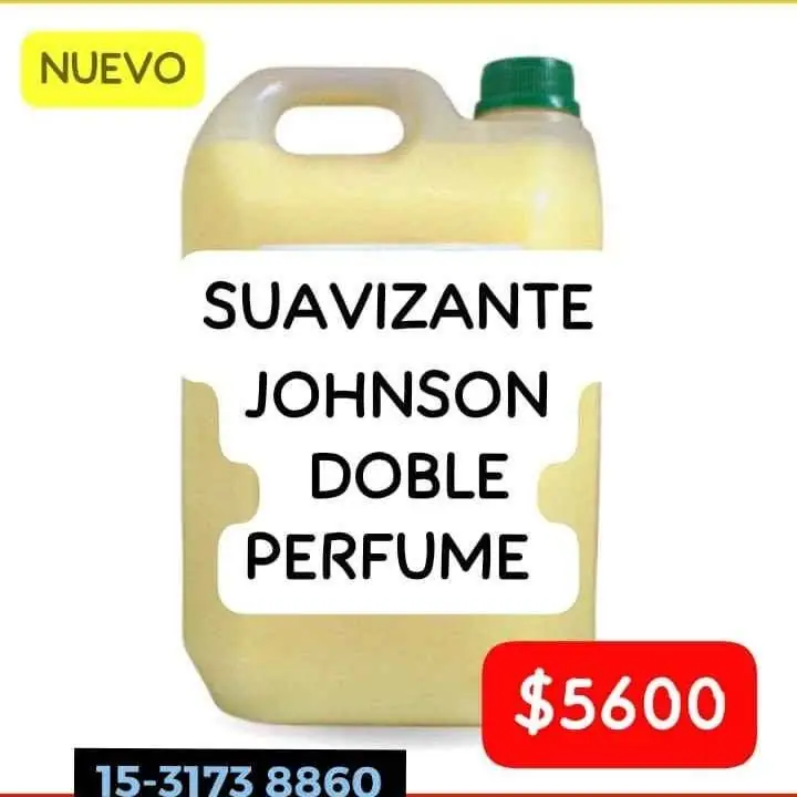 Suavizante Johnson doble perfume bidón 5 L reparto en CABA