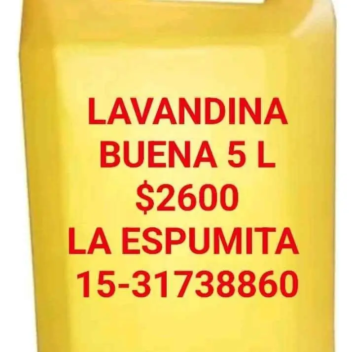 Lavandina buena 5 L reparto en CABA