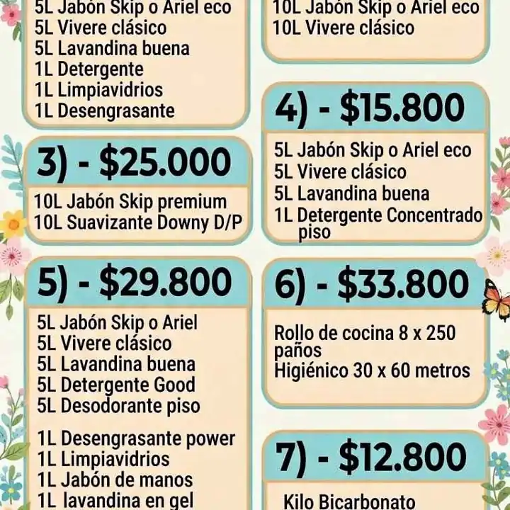 Jabón de ropa premium lavandina buena combo