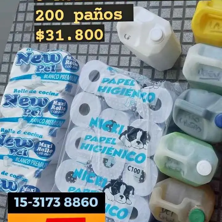 Rollo de cocina higiénico bolsón combo reparto en CABA sin recargo